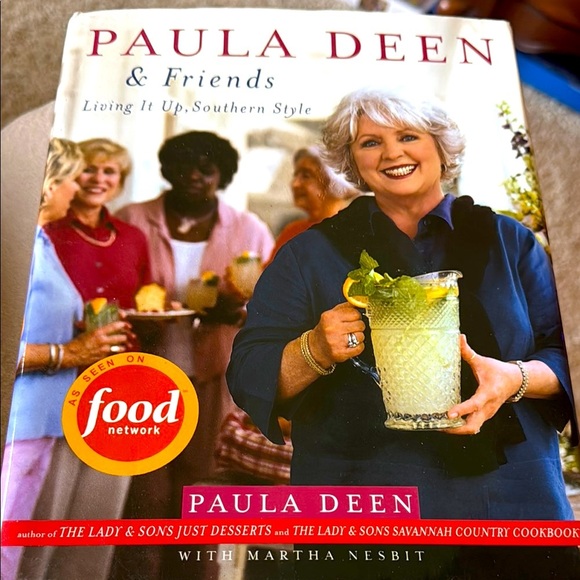 Paula Deen & Friends - Living It Up, Southern Style Cookbook EUC Food Network - Picture 1 of 5